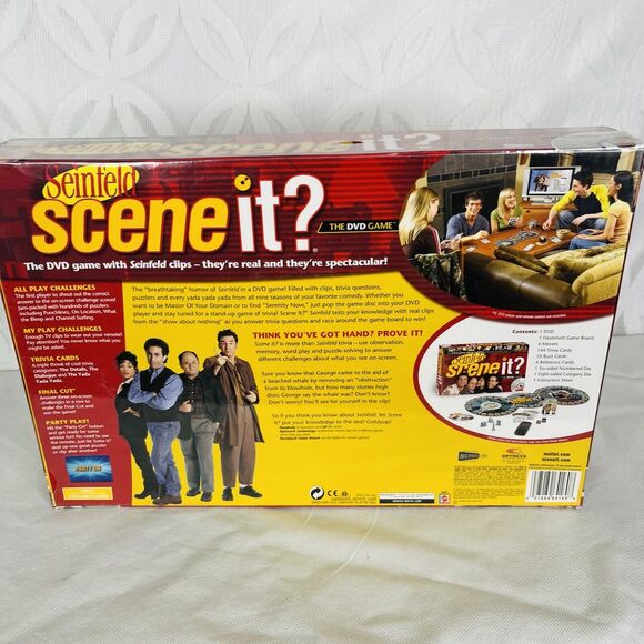 Seinfeld Scene It? DVD Trivia Game Brand New Factory Sealed Mattel 2008 - Picture 3 of 4